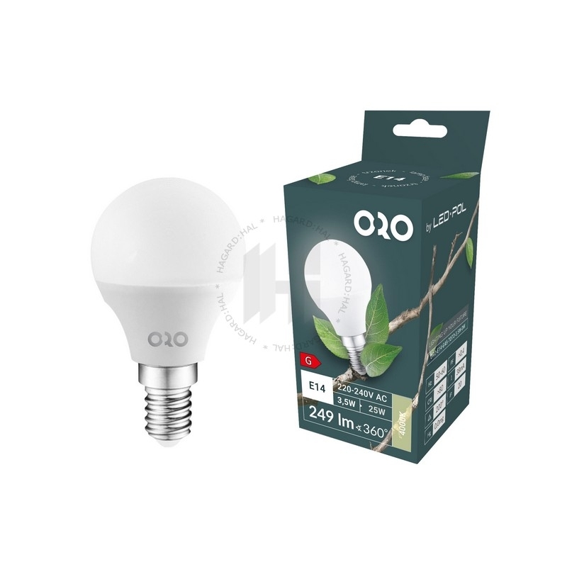 Žiarovka LED TOTO iluminačná ORO03075 3,5W 249lm 4000K 200° 230V E14