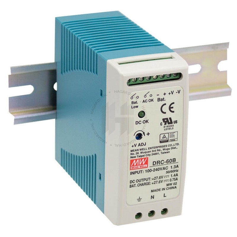 Zdroj napájací DRC-60B 59,34W 27,6VDC DIN