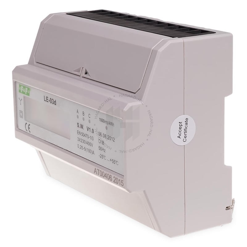 Elektromer digitálny LE-03d 100A 1619038 3x230/400VAC 3F/7M priamy
