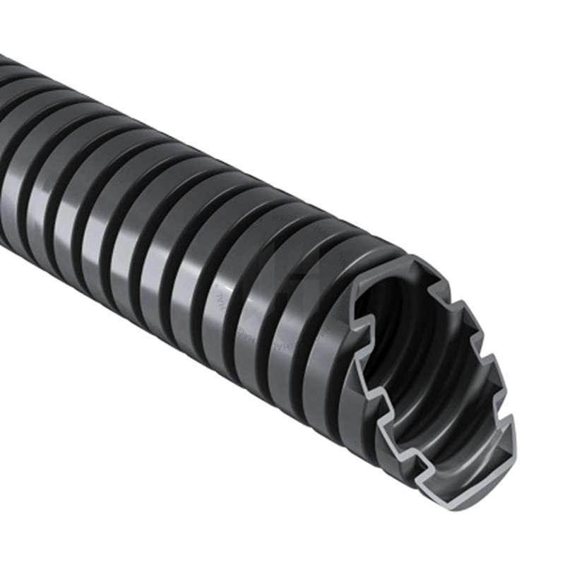 Rúrka ohybná SUPER MONOFLEX 1225 L10 25mm 18,3mm 750N 10m PVC tmavosivá