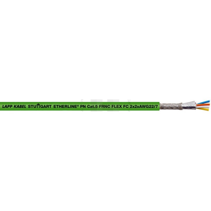 Kábel PROFINET Typ B Cat.5e SF/UTP PVC zelená ETHERLINE PN Cat.5 Y FLEX FC