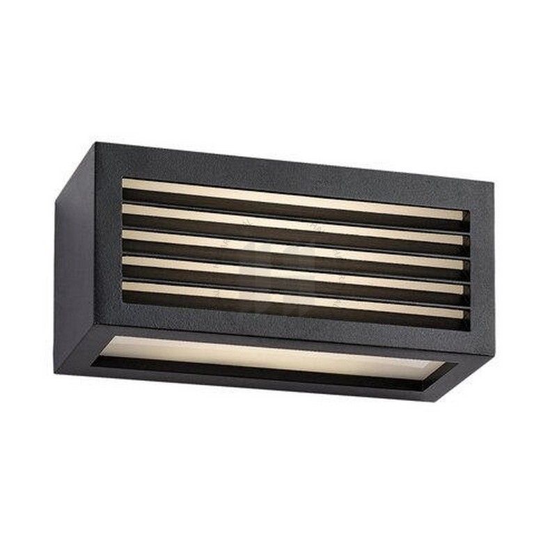 Svietidlo LED nástenné Lublin 77100 10W 480lm 4000K 230V IP54 čierna