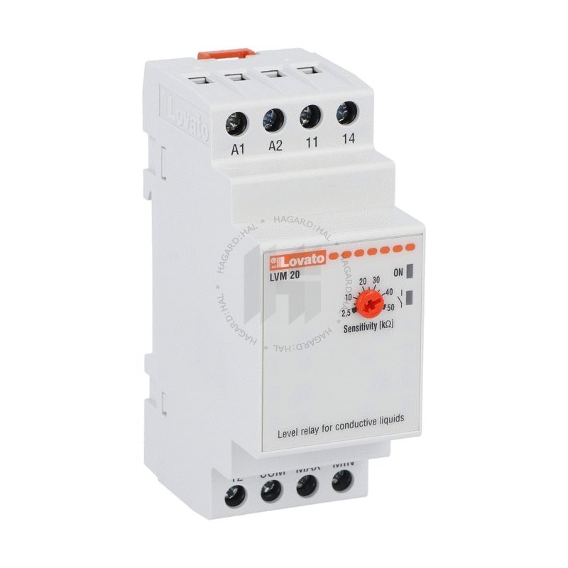 Relé hladinové LVM20A240 8A/220-240VAC 1 reléový výstup, prepínací