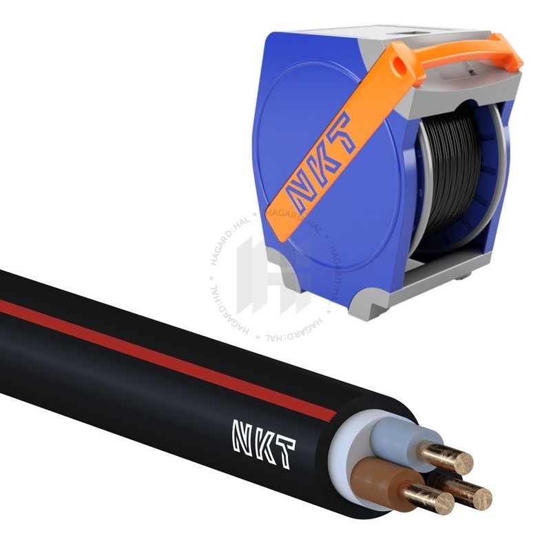 Kábel pevný CYKY-O 3x1,5 pvc čierny QADDY 700m