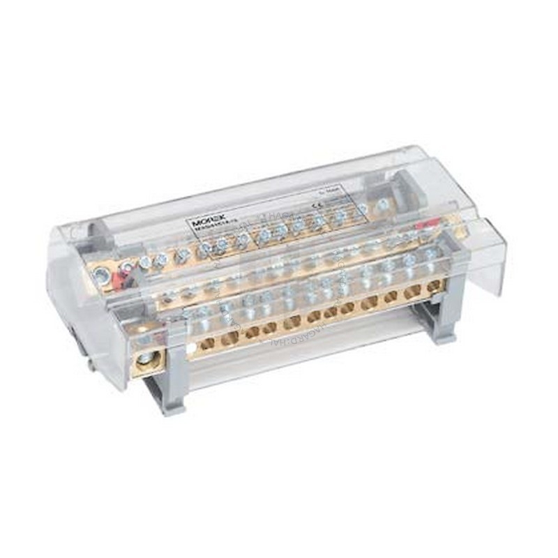 Blok distribučný Moblock MAB4163A18 4P 160A-14 1x50+4x35+9x16mm2